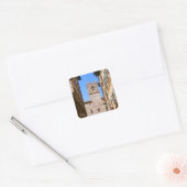 Cortona. Italien. Toskana Quadratischer Aufkleber (Umschlag)