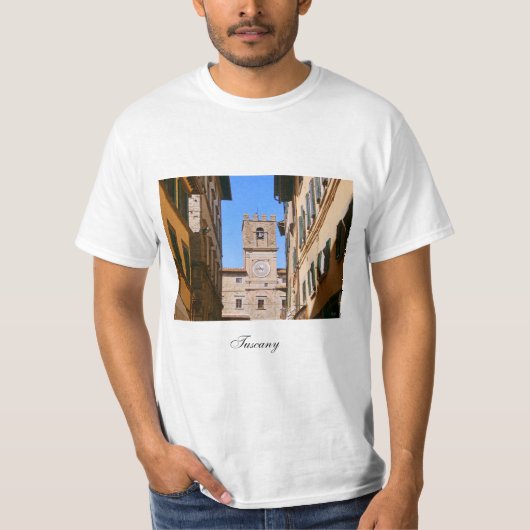 Cortona. Italien. Toskana T-Shirt (Vorderseite)