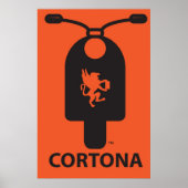 Cortona Scooter Poster (Vorne)