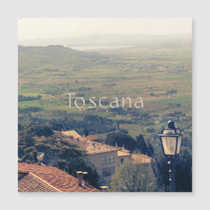 Cortona Toskana Italien Magnetkarte
