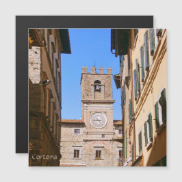 Cortona Toskana Italien Magnetkarte