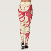 Cortopus auf Creme - Leggings (Rückseite)