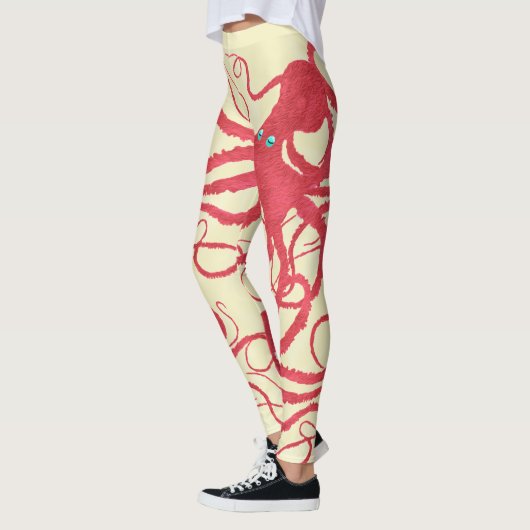 Cortopus auf Creme - Leggings (Links)