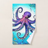 Cortopus Glow Design Badhandtuch Set (Handtuch)