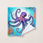 Cortopus Glow Design Badhandtuch Set (Waschlappen)