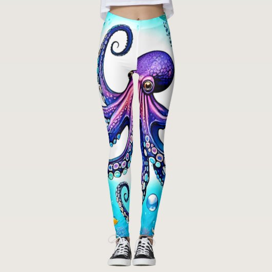 Cortopus Glow Design Leggings (Vorderseite)
