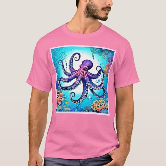 Cortopus Glow Design T-Shirt (Vorderseite)