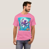 Cortopus Glow Design T-Shirt (Vorne ganz)