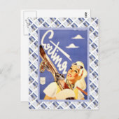 Cortuna, Wintersportzentrum Postkarte (Vorne/Hinten)