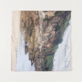 Coruna, Spanien | Meerblick mit Landschaftlichen K Wandteppich (Vorderseite (Horizontal))