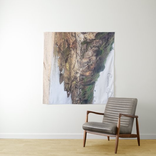 Coruna, Spanien | Meerblick mit Landschaftlichen K Wandteppich (Beispiel (Horizontal))