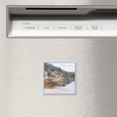 Coruna, Spanien | Sandy Bay Ocean Inlet Magnet (In Situ (Geschirrspüler))