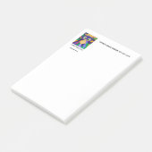 CORUS' MARDI GRAS TO DO LIST POST-IT KLEBEZETTEL (angewinkelt)