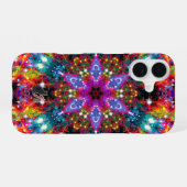 Coruscation Stellar Kaleid iPhone 16 Hülle (Rückseite (Horizontal))
