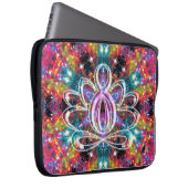 Coruscation Zen Lotus Laptopschutzhülle (Vorne Rechts)