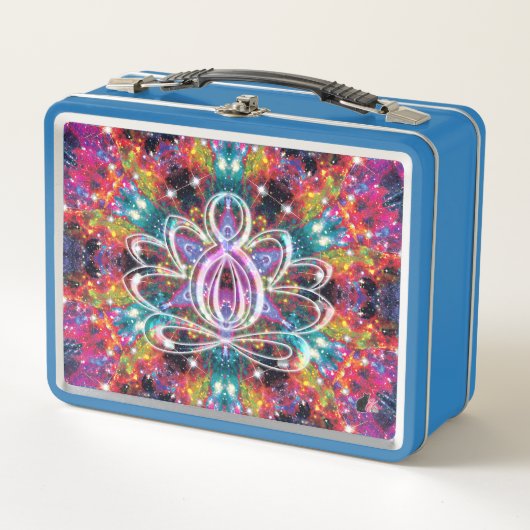 Coruscation Zen Lotus Metall Brotdose (Vorderseite)