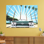 Corvair Pop Art Leinwanddruck (Insitu (Wohnzimmer))