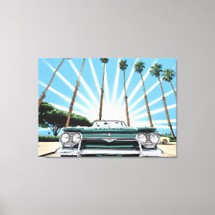 Corvair Pop Art Leinwanddruck