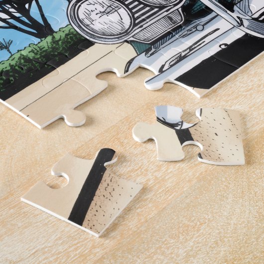 Corvair Pop Art Palm Tree Puzzle (Seite)