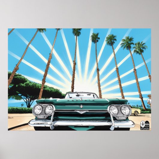 Corvair Pop Art Poster (Vorne)