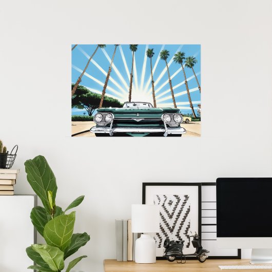 Corvair Pop Art Poster (Heimbüro)