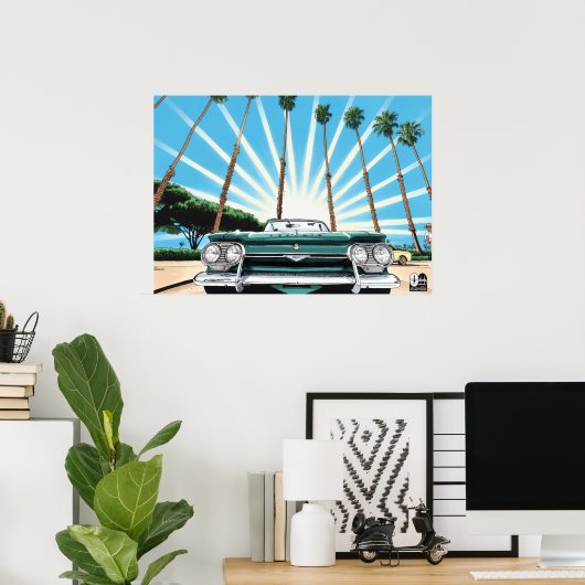 Corvair Pop Art Poster (Heimbüro)