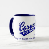 Corvallis Highschool Studio-Stadt Kalifornien Tasse (Vorderseite Links)