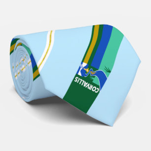 Corvallis (Oregon) Stadtflagge Neck Tie Krawatte