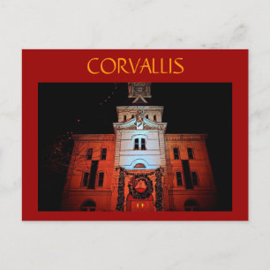 Corvallis Postcard Feiertagspostkarte
