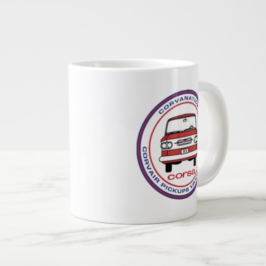 Corvanatics Jumbo Coffee Tasse (Vorderseite Rechts)