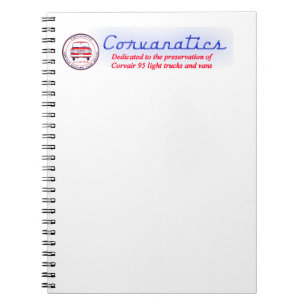 Corvanatics Zeitschrift Notizblock