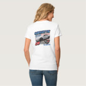 Corvette C5 - zweiseitiger T - Shirt von Frauen (Rückseite Vollansicht)