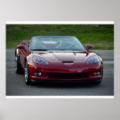 Corvette C6 Grand Sport Cabrio Poster (Vorne)