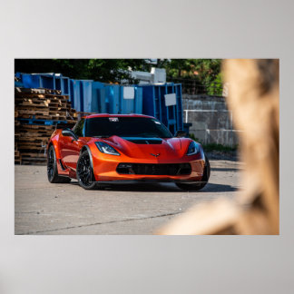 Corvette C7 Z06 Poster