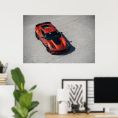 Corvette C7 Z06 Poster (Heimbüro)