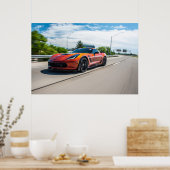Corvette C7 Z06 Poster (Küche)