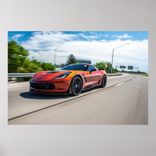 Corvette C7 Z06 Poster (Vorne)