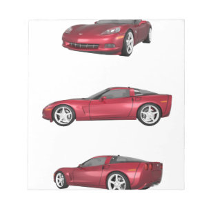 Corvette: Candy Apple Finish Notizblock