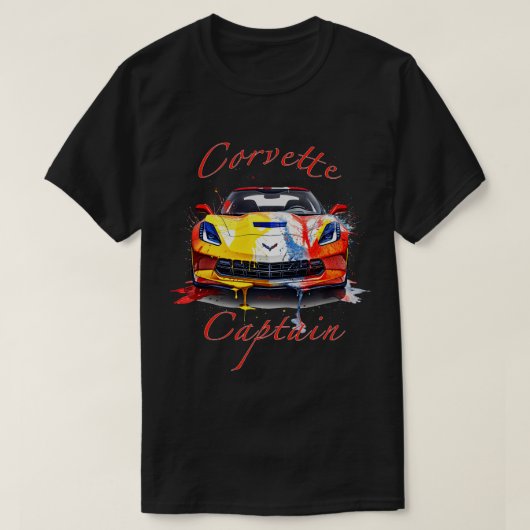 Corvette Captain T-Shirt (Design vorne)