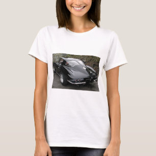 Corvette Classic Black Split Window T-Shirt