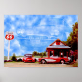 Corvette Clouds Poster (Vorne)