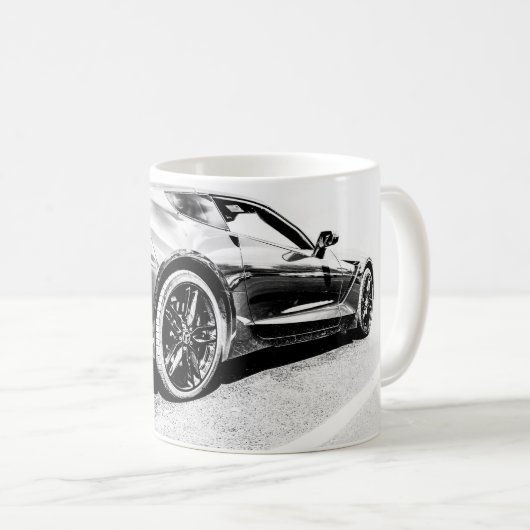 Corvette Coffee Cup Kaffeetasse (VorderseiteRechts)