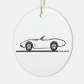 Corvette Convertible 1974 - 1977 Keramikornament (Links)