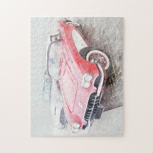 Corvette Digital Painting Puzzle (Vertikal)