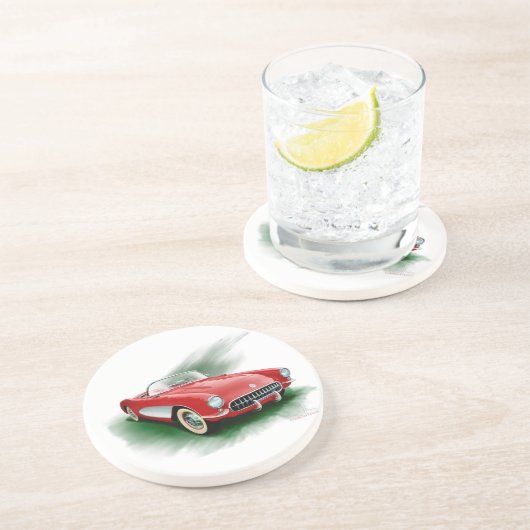 Corvette Drink Untersetzer (Seite)