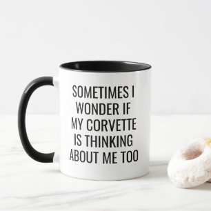 Corvette Funny Car Fan Tasse