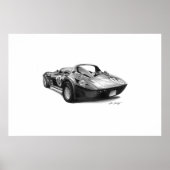 Corvette Grand Sport Poster (Vorne)