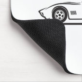 Corvette-Konvertible 1970-72 Mousepad (Ecke)