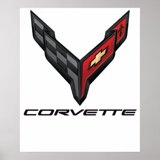 Corvette-Logo2 Poster (Vorne)