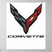 Corvette-Logo2 Poster (Vorne)